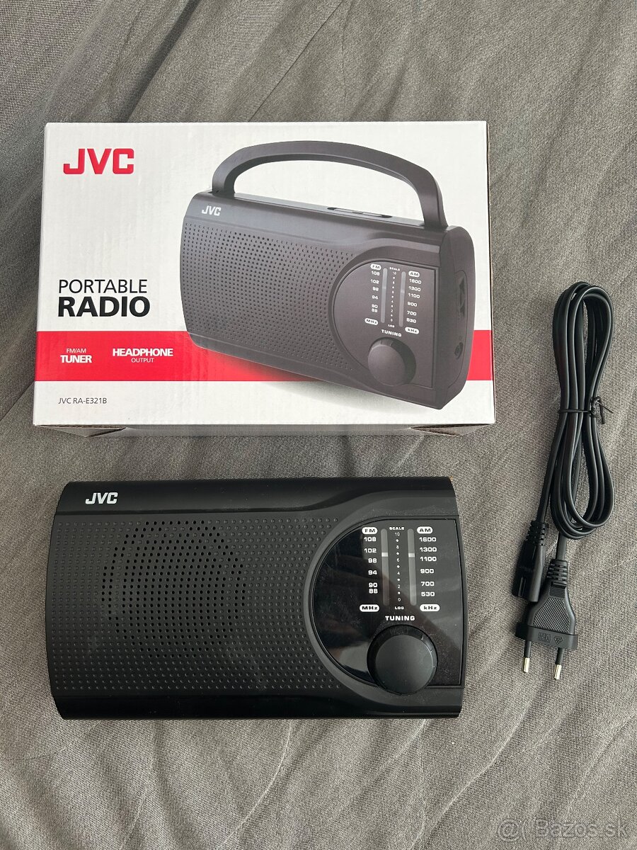 Predám prenosné radio JVC (RA-E321B)