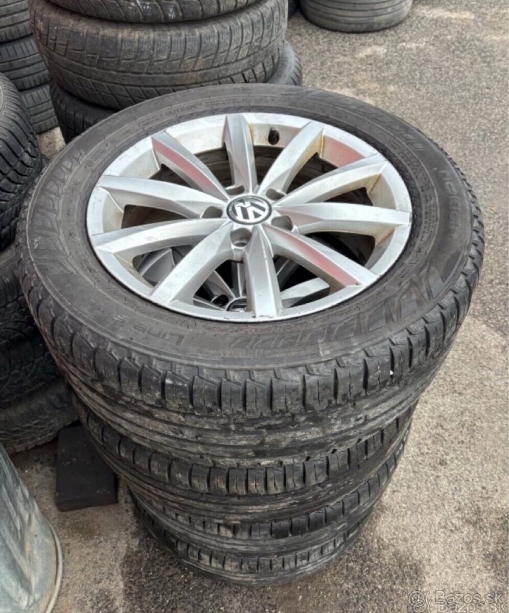 Hliníkové disky VW a letne Pneu 235/55 r17