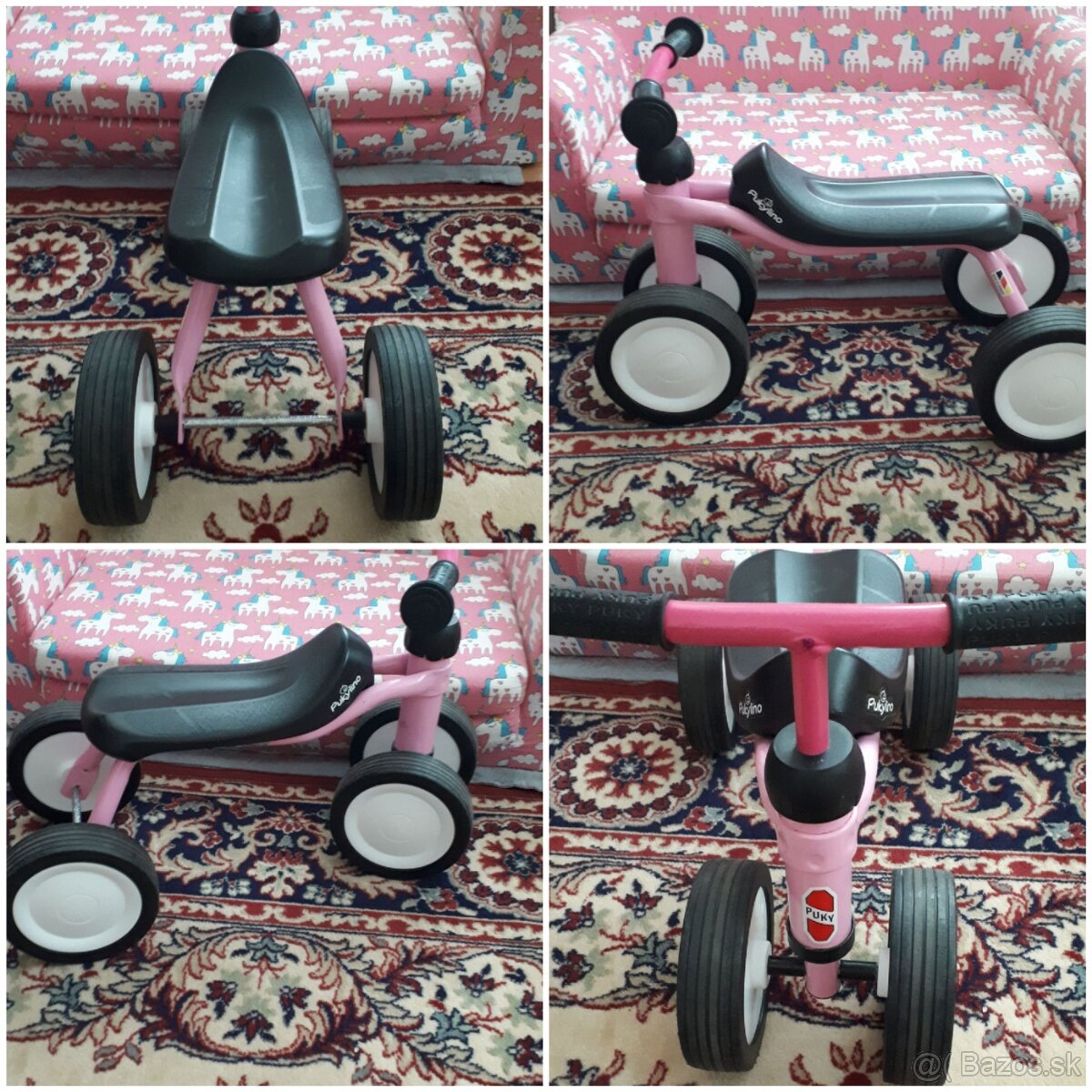 Puky Balance Bike od 1 roka Pukylino Retro Pink V3015