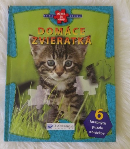 Puzzle knižka so zvieratkami