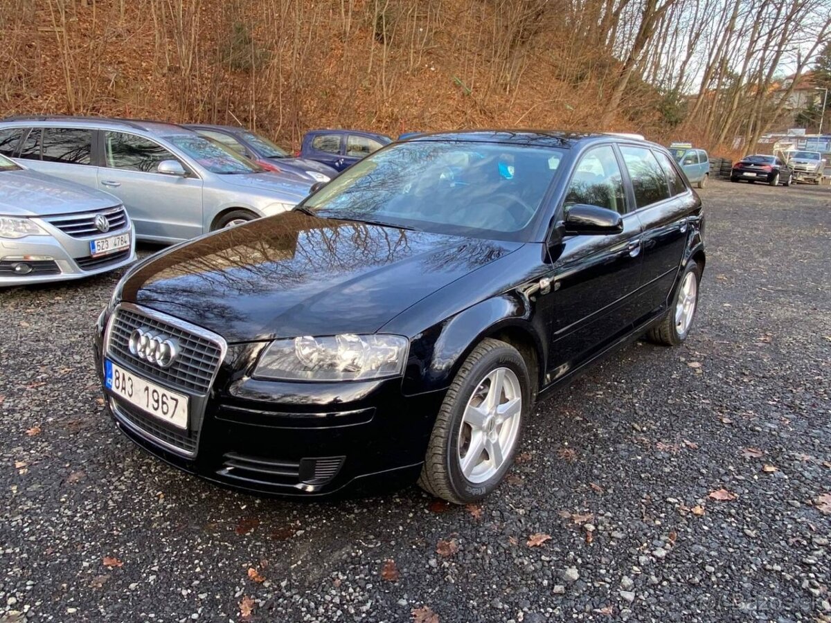 Audi A3 1.6i 75kW klimatizace původ ČR 207tkm 2007