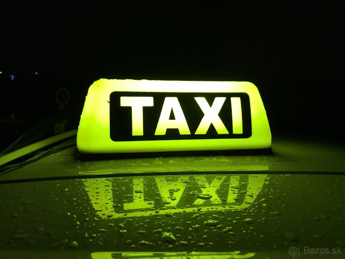 Taxi transparent (nový)