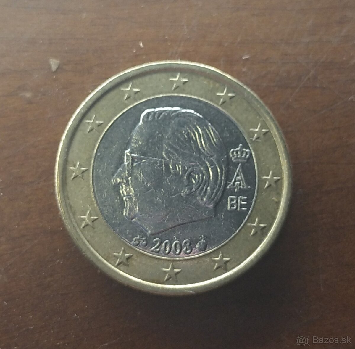 1 euro Belgicko 2008