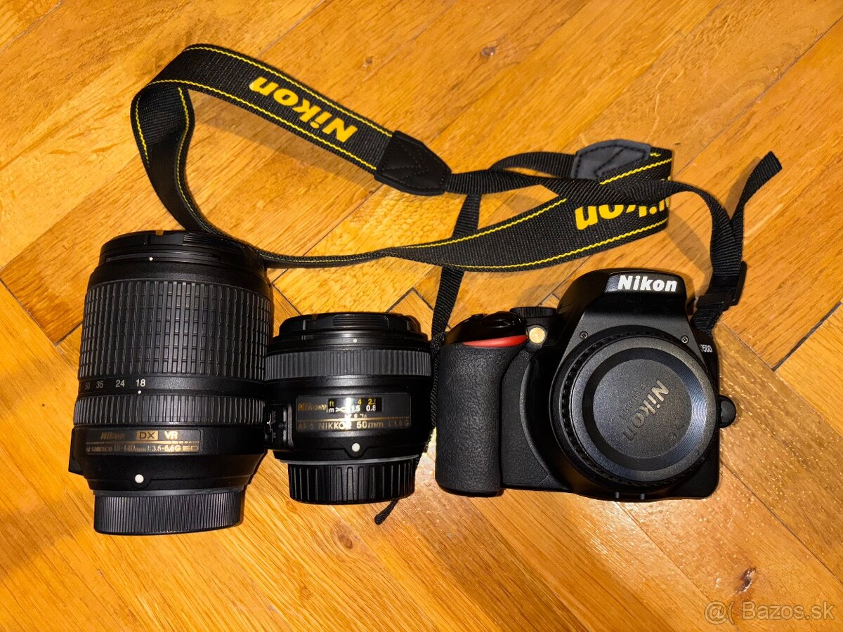 Nikon D3500+objektívy