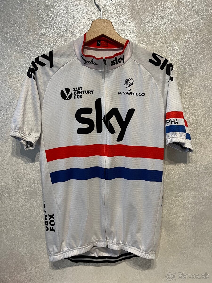 Cyklo cyklisticky dres sky rapha