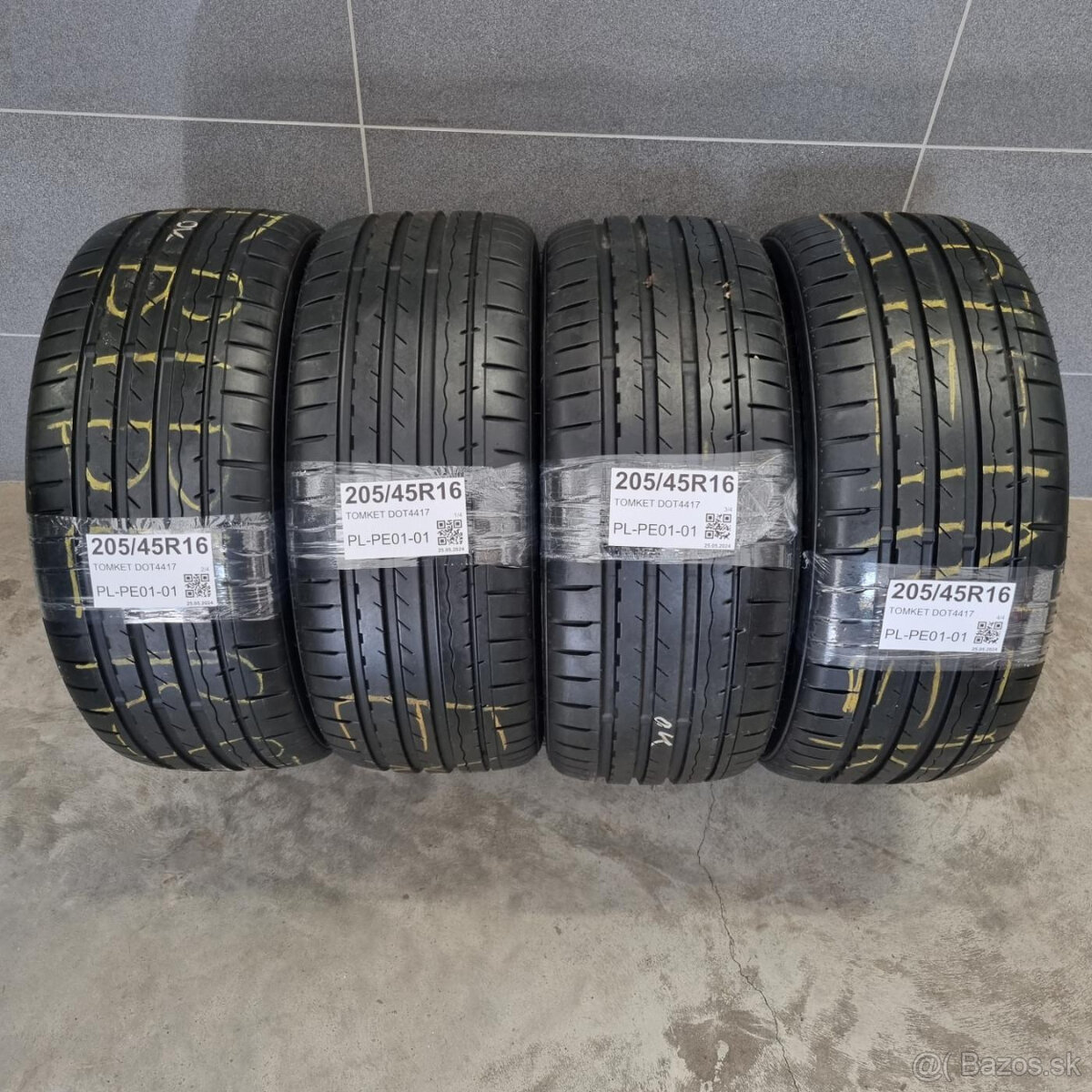 Letné pneumatiky 205/45 R16 TOMKET DOT4417