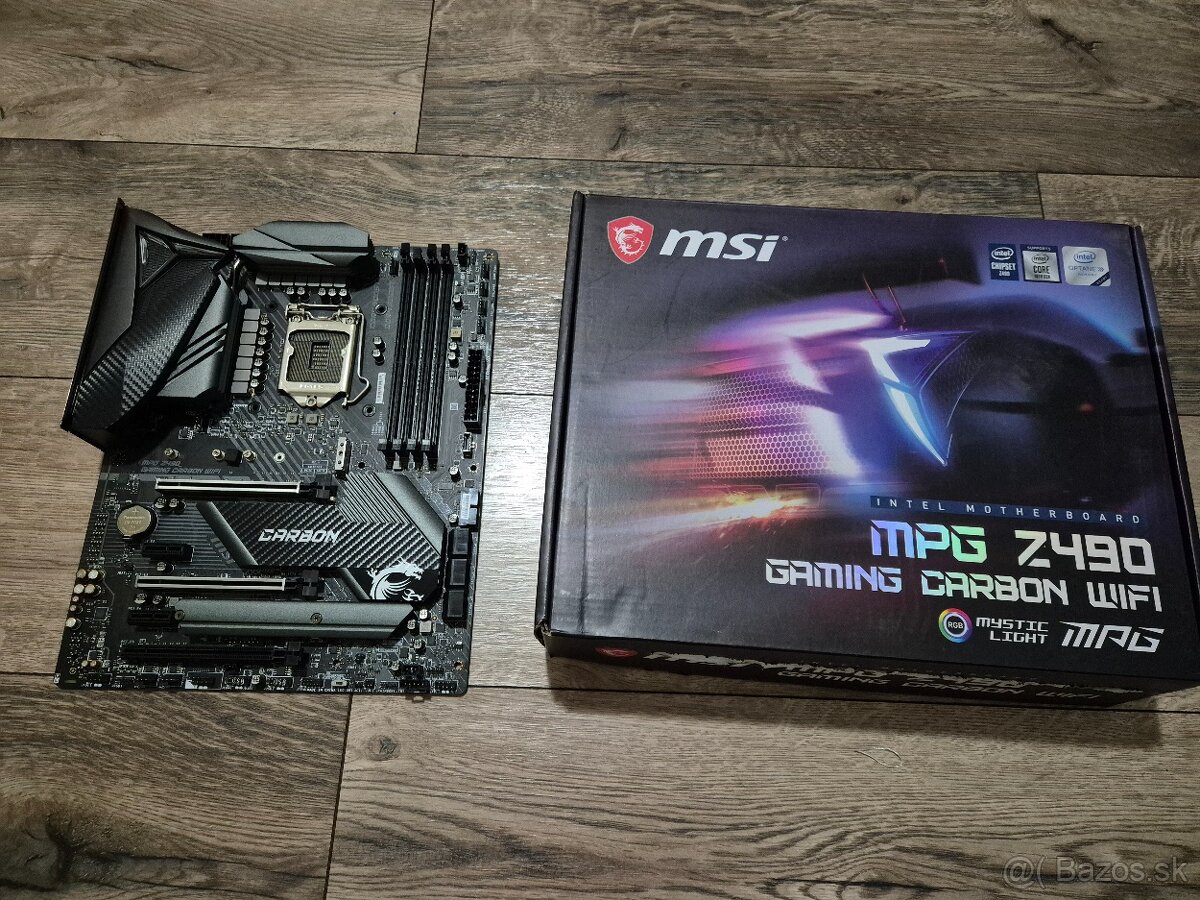 Predam MSI Z490 gaming carbon wifi