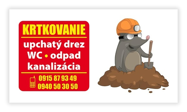 cistenie odpadov, upchatých kanalizácií Malacky a okolie