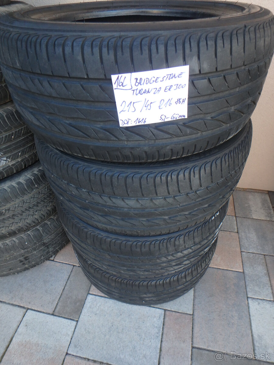 Bridgestone Turanza ER300 215/45 R16 86H č.16L