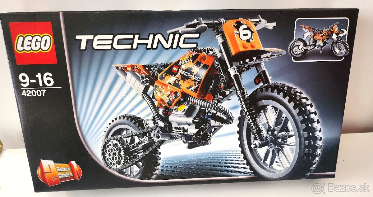 LEGO 42007 - Moto Cross Bike - NEROZBALENE