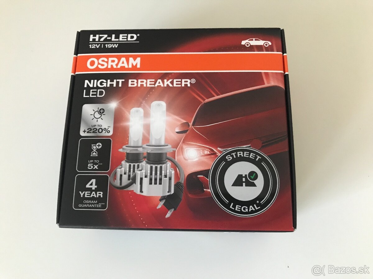 H7 OSRAM Night Breaker LED - NOVÉ - NEROZBALENÉ