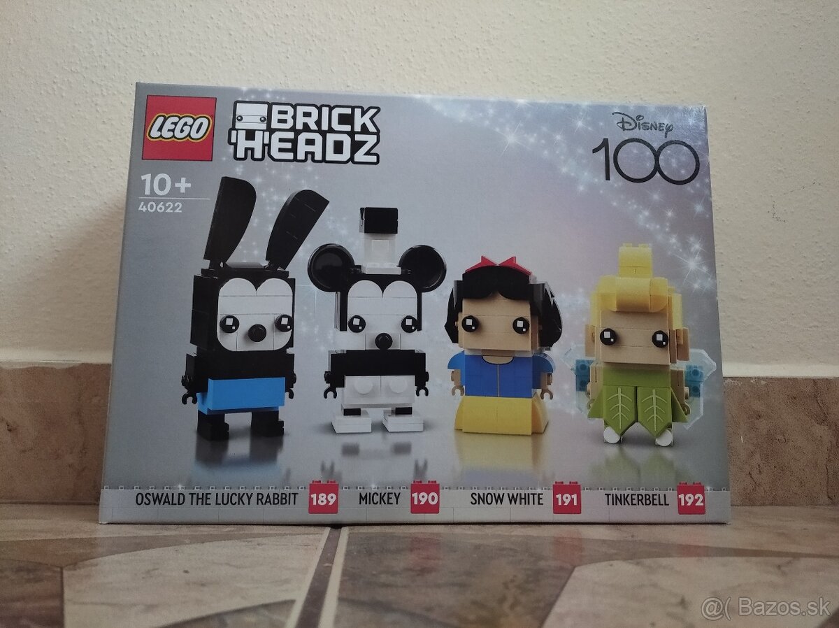 Predám nové a nerozbalené lego 40622 Disney 100 Brickheadz