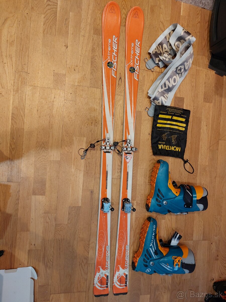 komplet skialp set Fischer 170cm + Dynafit viazanie