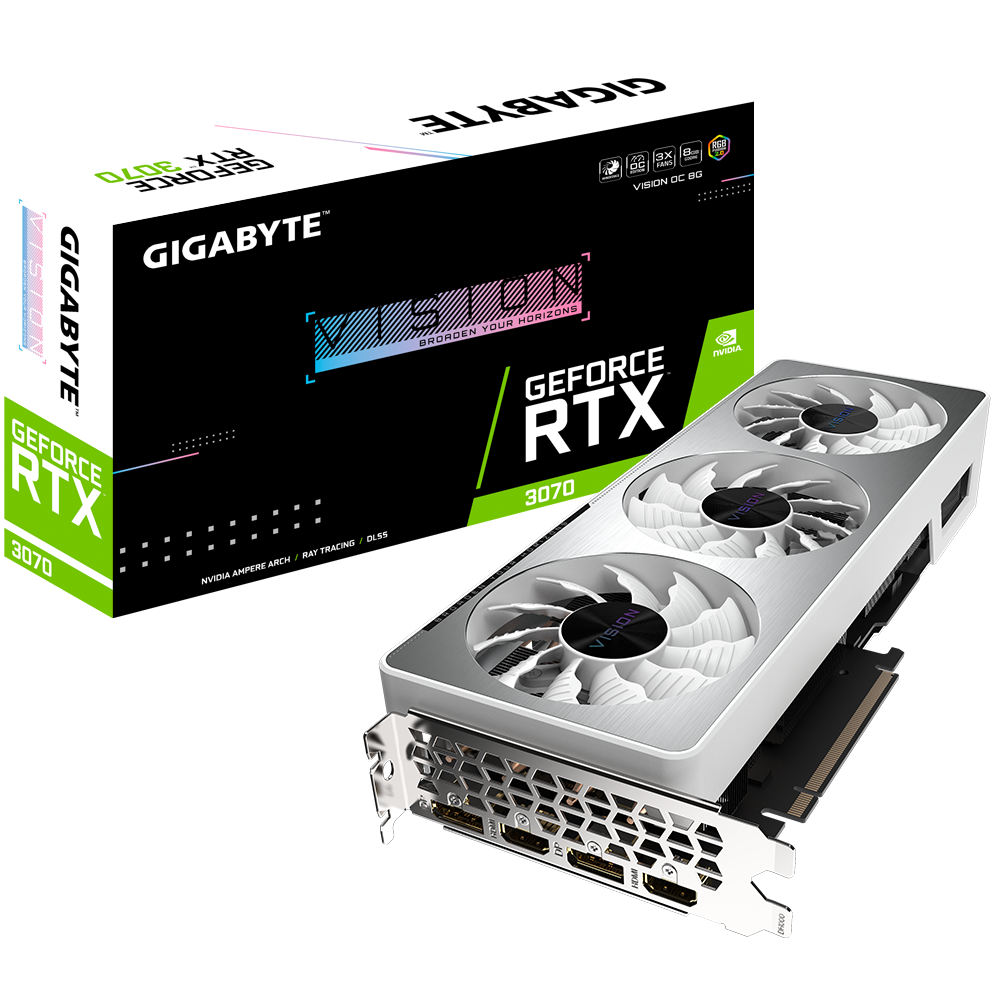 Gigabyte GeForce RTX3070 VISION OC 8G