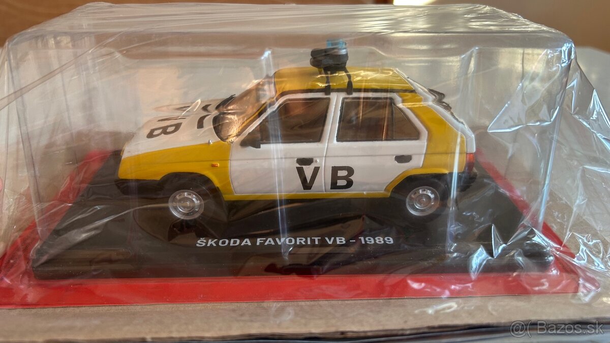 ŠKODA FAVORIT VB 1989 1/24 Hachette + časopis CZ