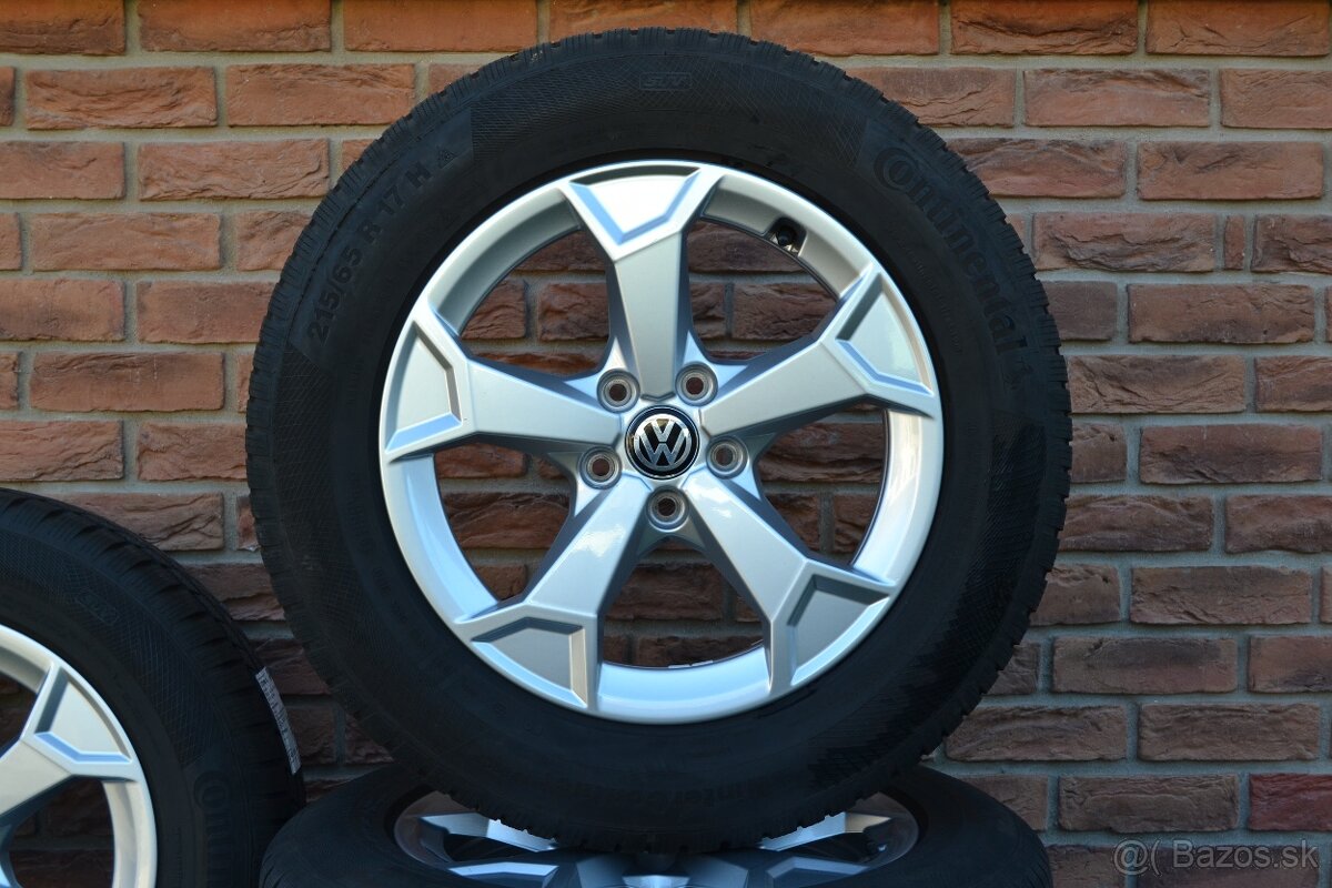 5x112 R17 Zimna sada Vw Tiguan + 215/65 R17 Continental