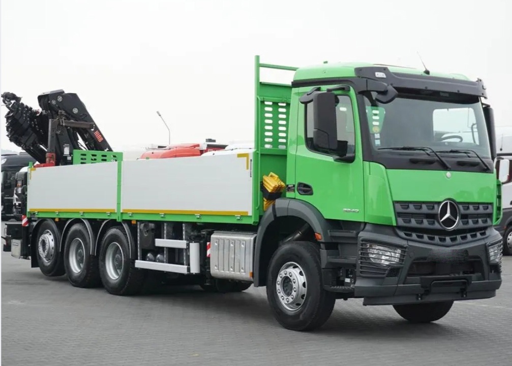 8794 - Mercedes-Benz AROCS 3240 - 8x4 - Valník + HR-HIAB 262