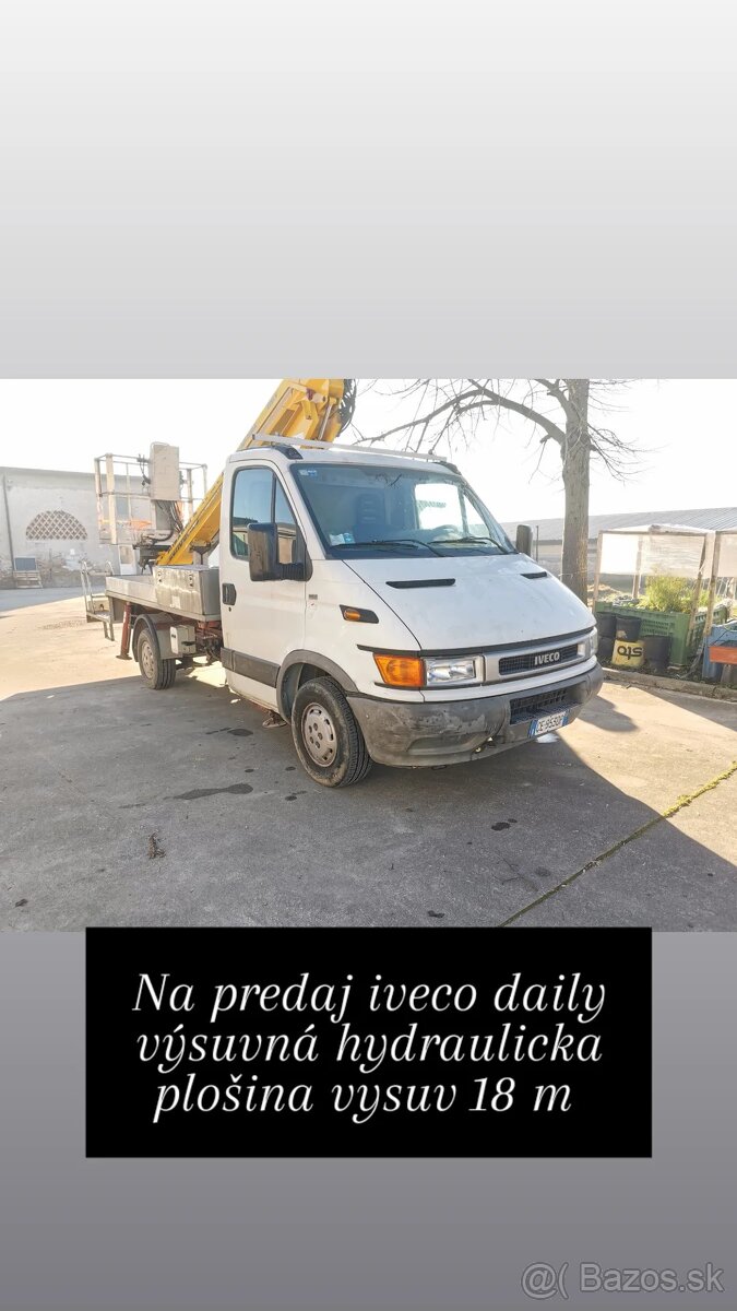 Iveco daily 2,3 mjt rok 2004 plošina