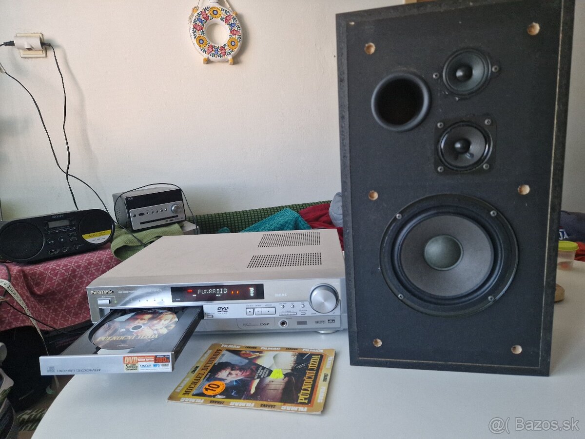 5v1 Receiver Panasonic 5.1 CD menič na 5xDVD, 5xCD ajPošta