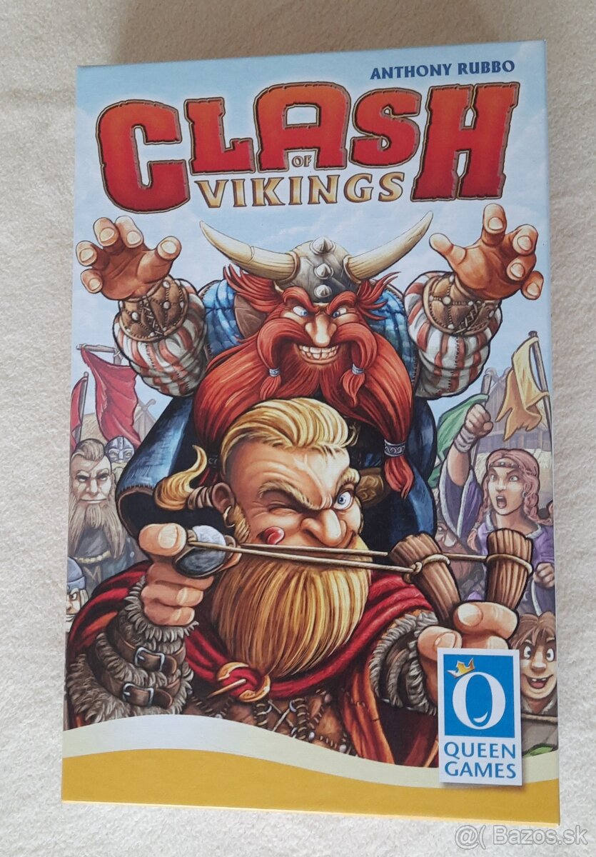 Spoločenská hra Clash of Vikings.