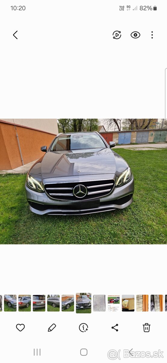 Predám Mercedes benz E 200d w213