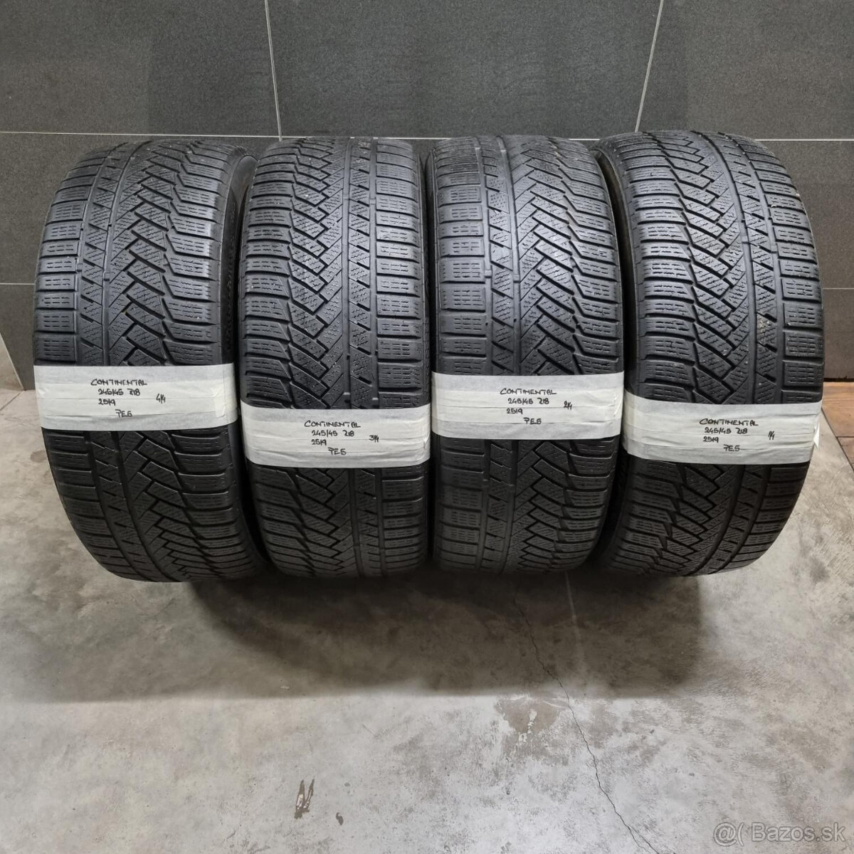 Zimné pneumatiky 245/45 R18 CONTINENTAL DOT2519