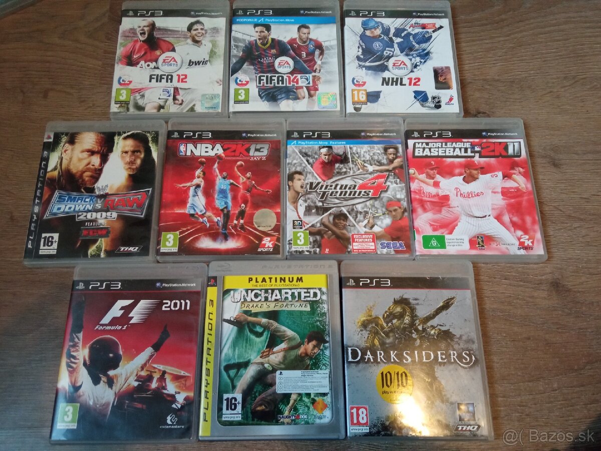 PS3 hry spolu 30€