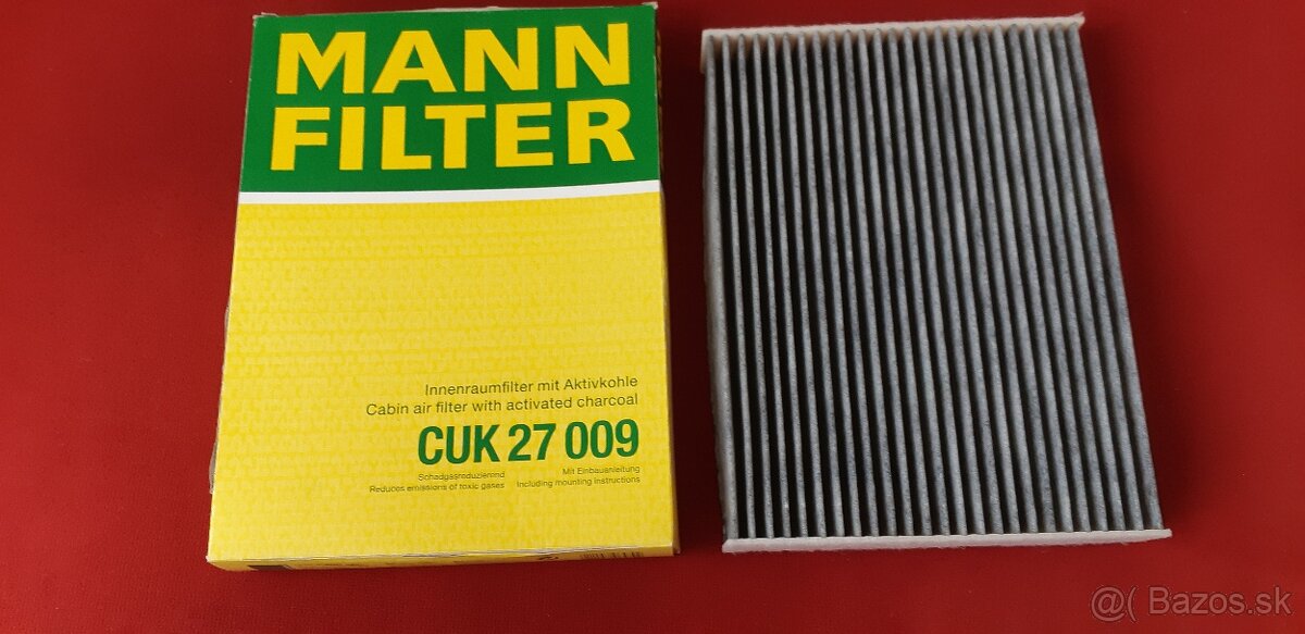 Kabínový filter MANN CUK 27 009