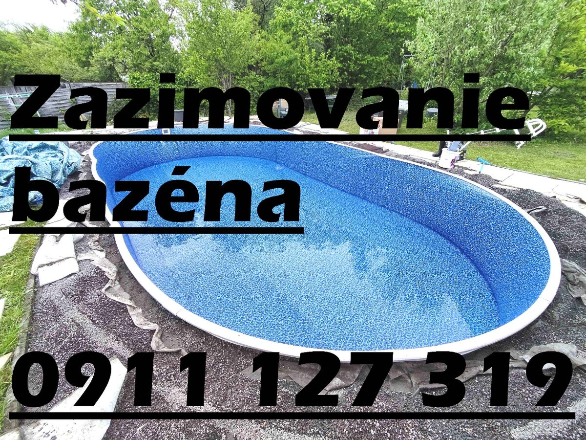 Zazimovanie bazéna BA, TT, NR, TN kraj iné