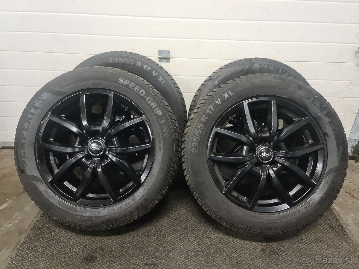 5X108 R17 DEZENT-FORD +ZIMNE PNEU 235/55 R18