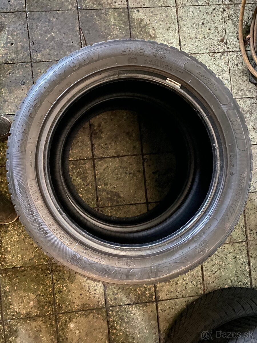 Predám zimné pneu Sebring 215/55 R17