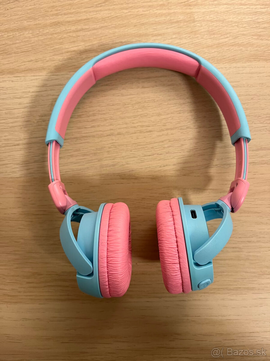 Predam dievcenske bezdrotove sluchadla JBL JR310BT Blue/Pink