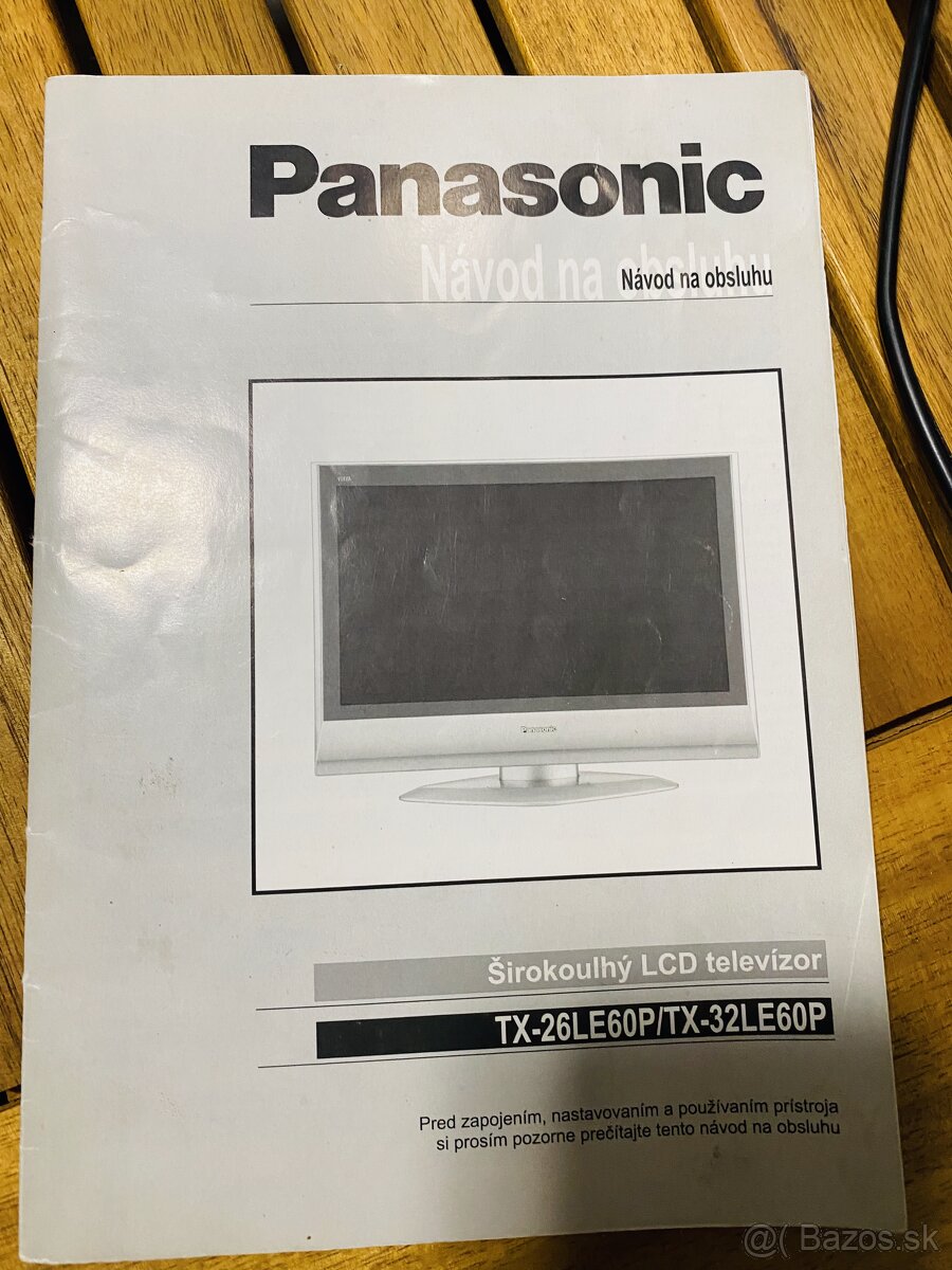 LCD širokouhlý televízor Panasonic