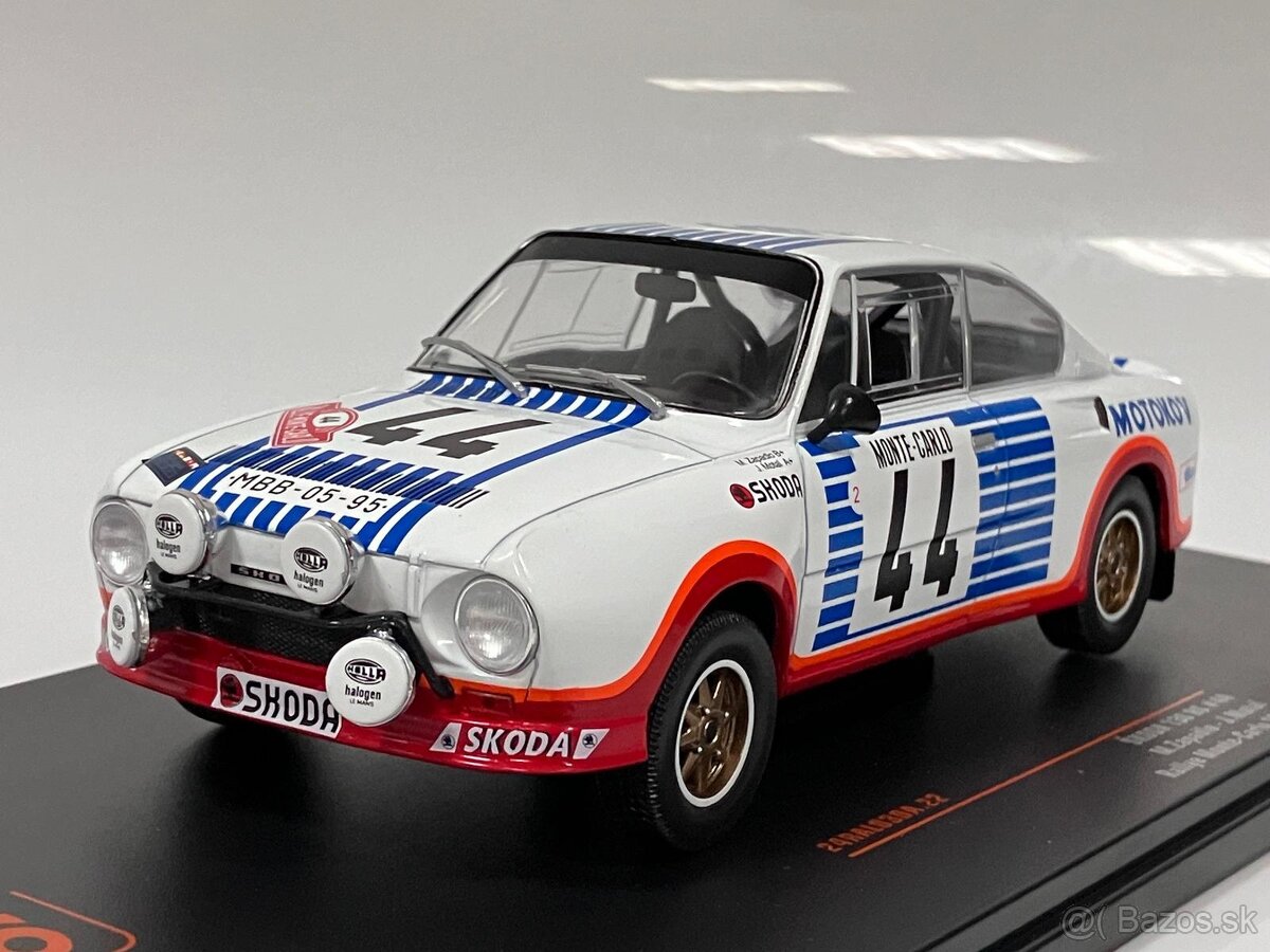 Škoda 130 RS #44 Rallye Monte-Carlo 1977 Zapadlo IXO 1/24