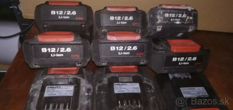 Baterie hilti b36, b22, b14, b12, pra84