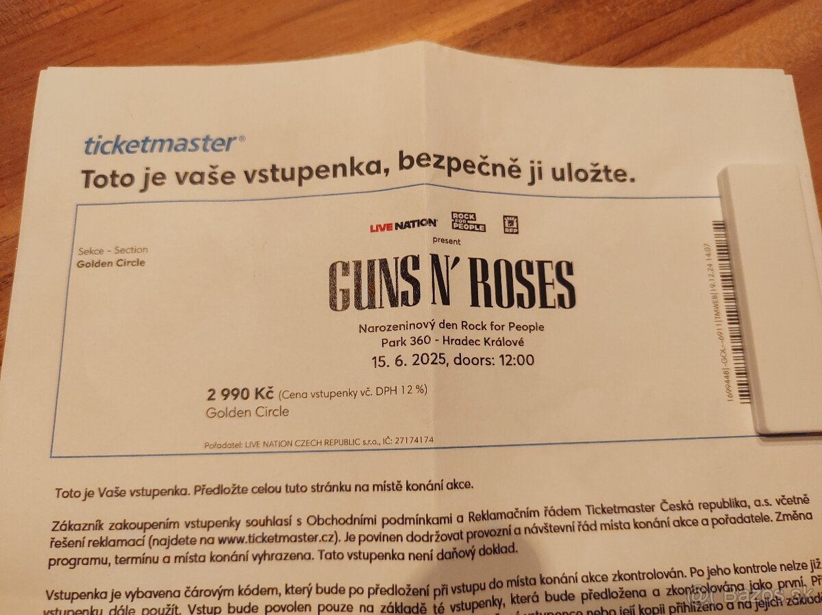 Guns annd roses hradec kralove