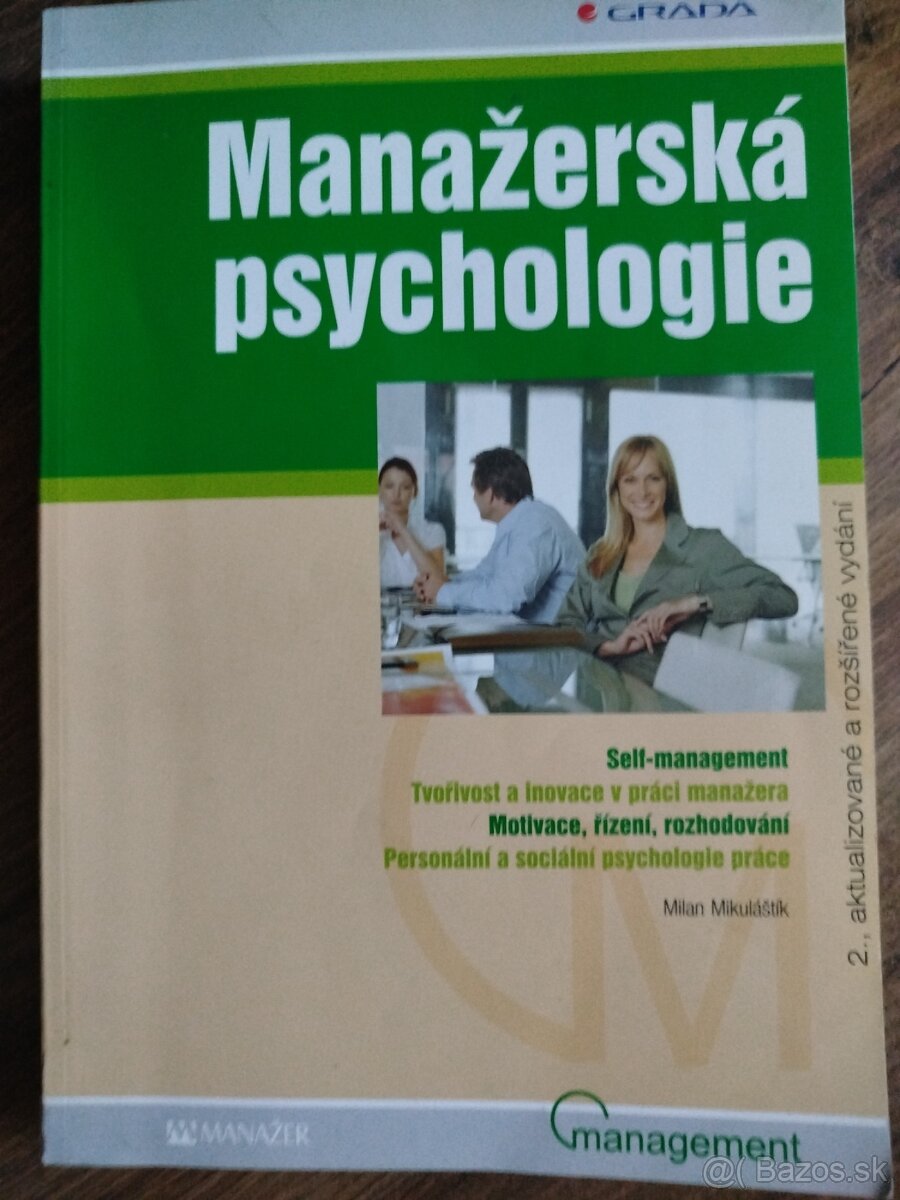 Knihy manažmentu, psychológie, typológie osobnosti