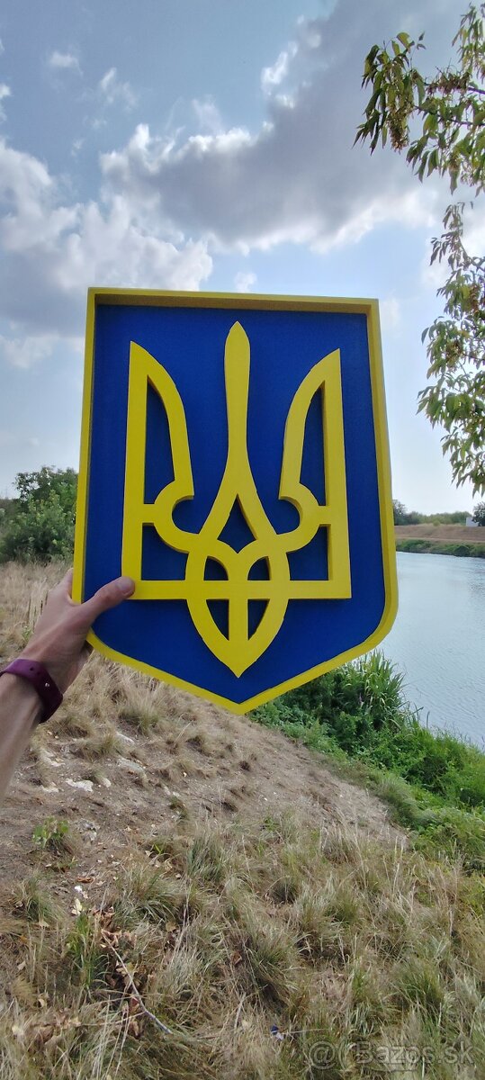 Erb Ukrajiny. Герб України. Тризуб