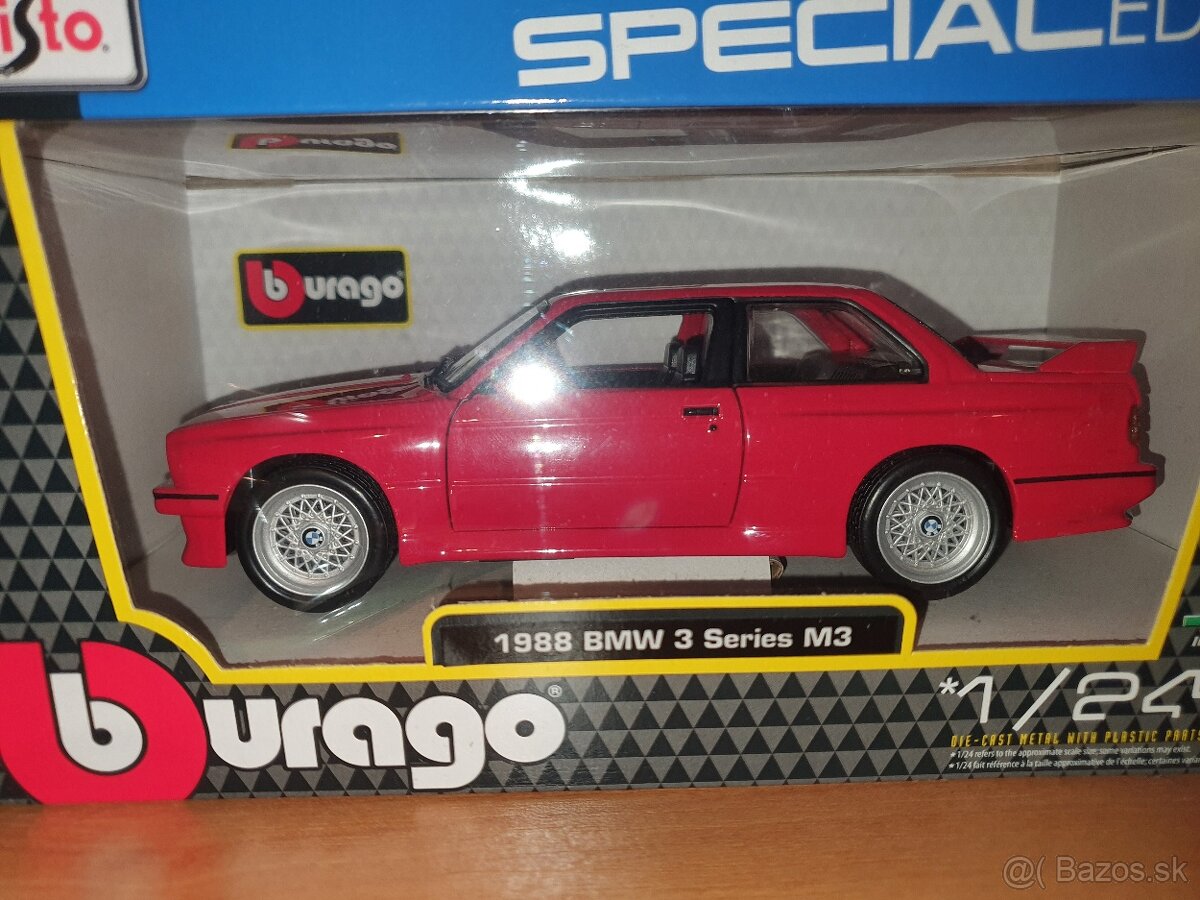 BMW M3 E30 1988 1:24, Bburago