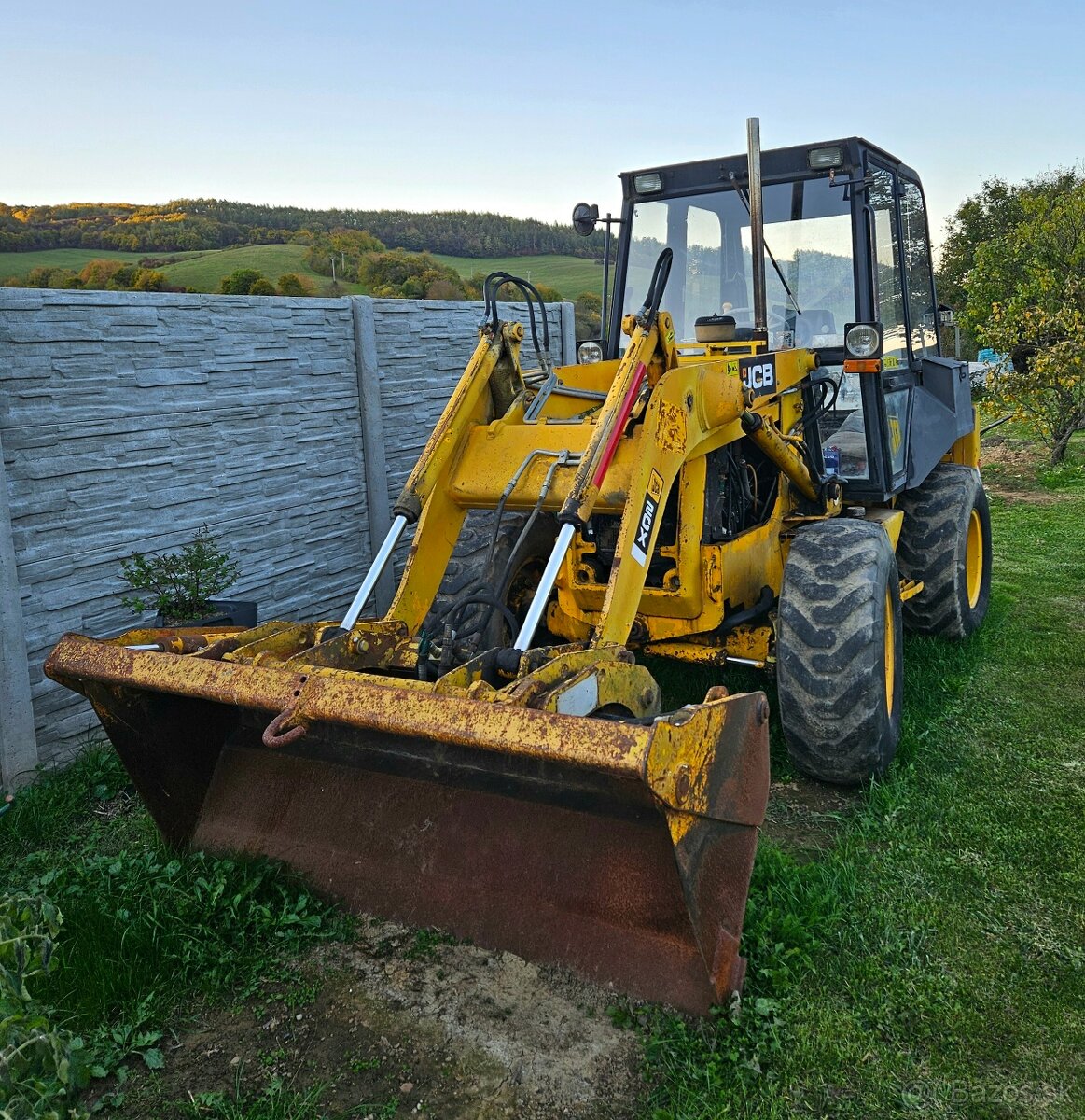 JCB 2CX s TP a Zelené ŠPZ