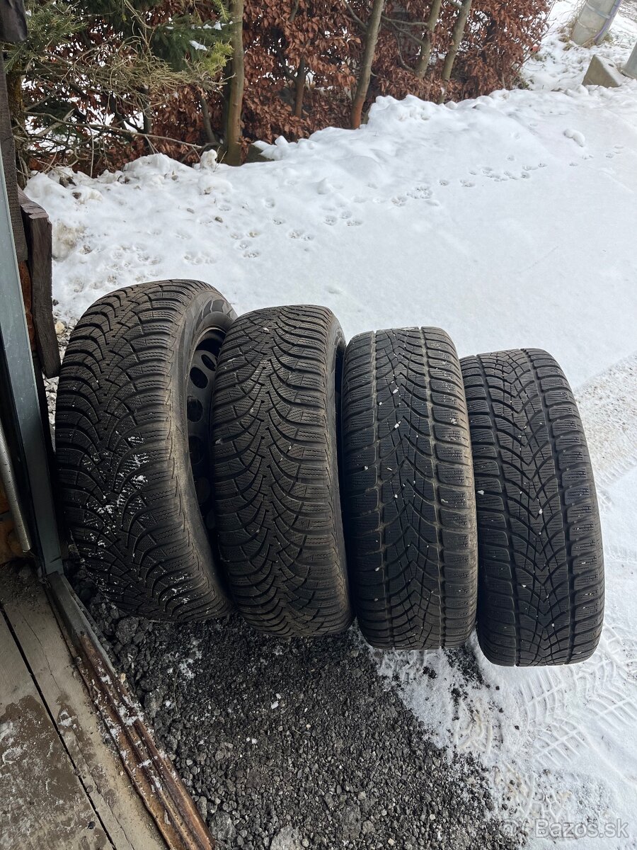 205/55 R16 Zimne pneu s diskamy