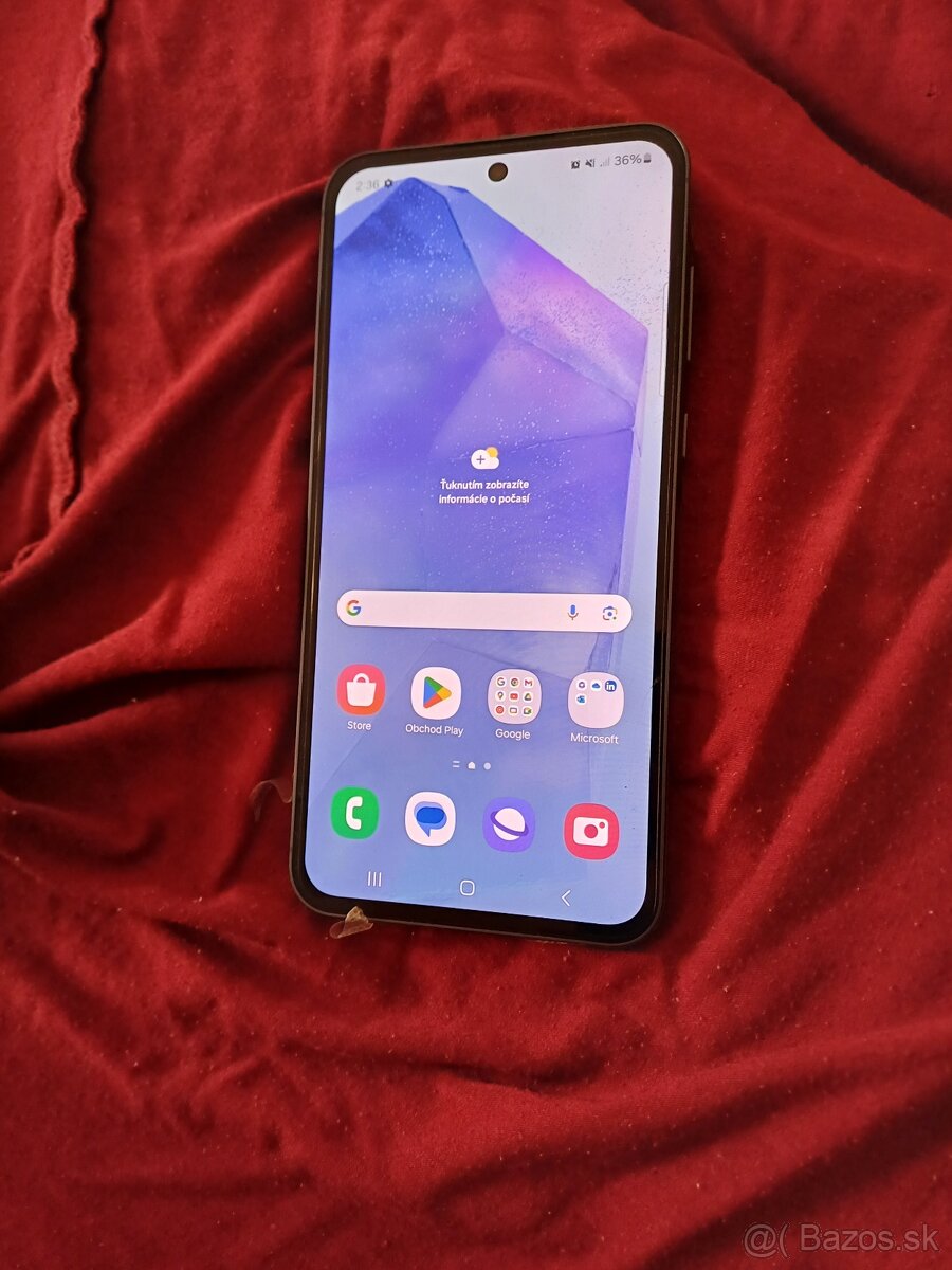 Samsung galaxy a55 5g 256gb dual sim šedý nepoužitý