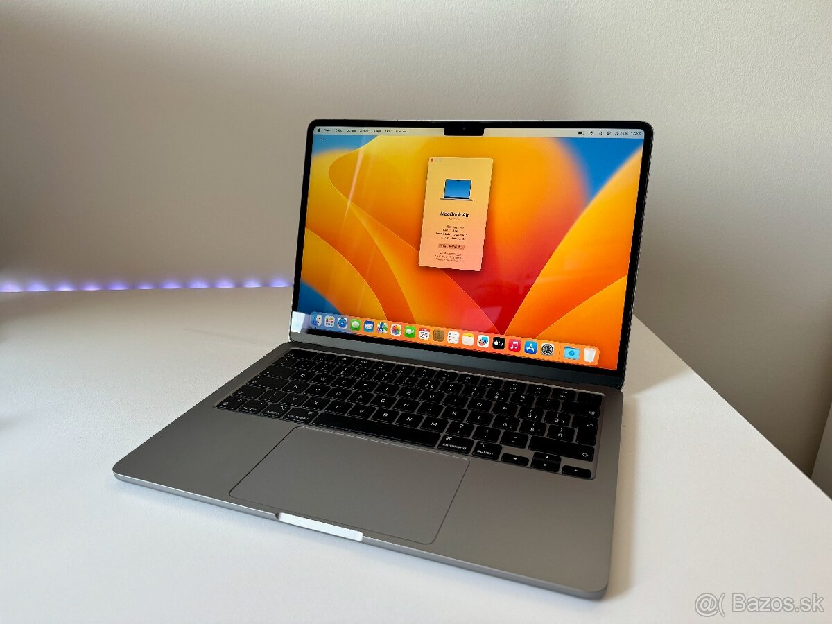 PREDAM/ VYMENIM MACBOOK AIR M2 / 100% ZDRAVIE BATERIE/ZARUKA