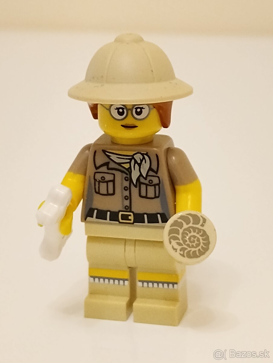 LEGO minifigúrka Paleontologist col13-6