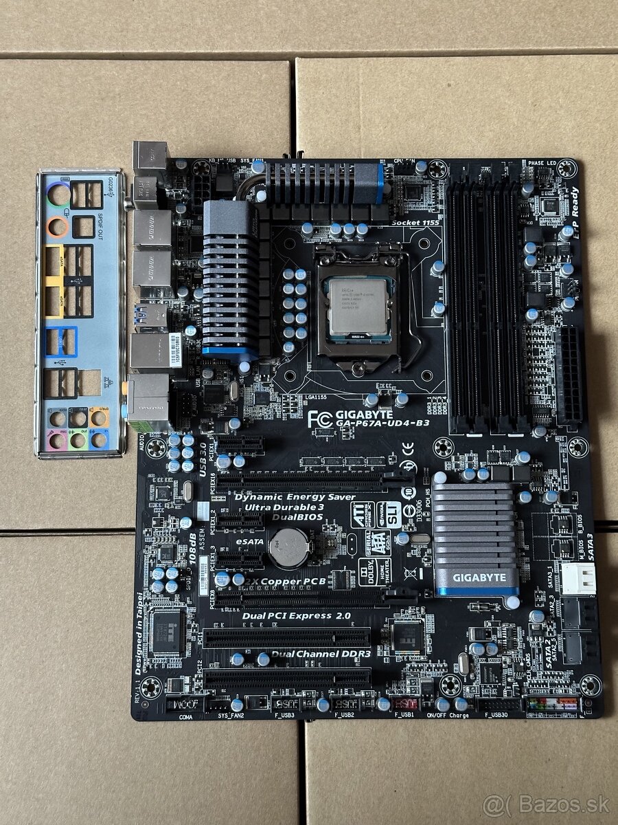 GIGABYTE P67A-UD4-B3 + Intel Core i5-3570K