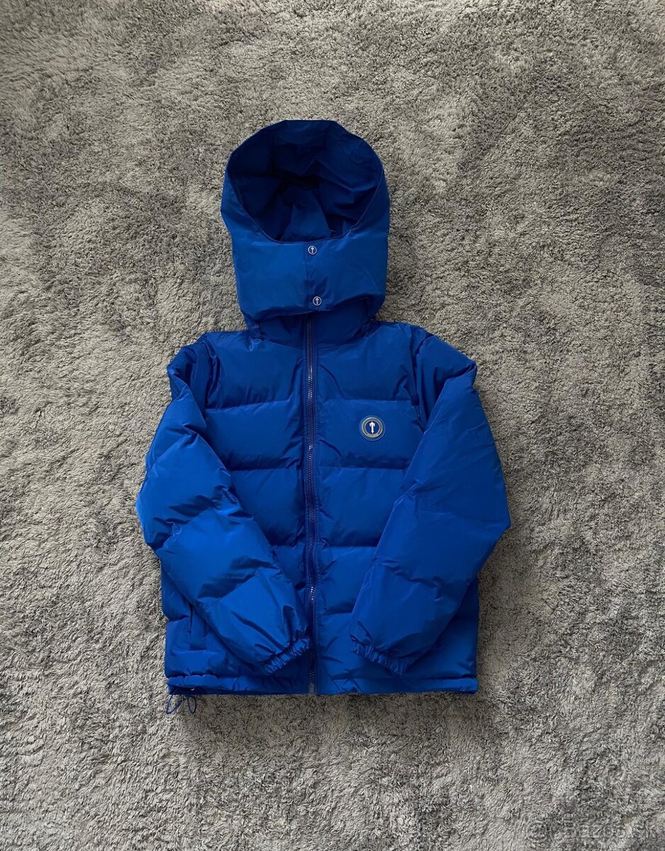 Trapstar Irongate Detachable Hooded Puffer Jacket - Blue