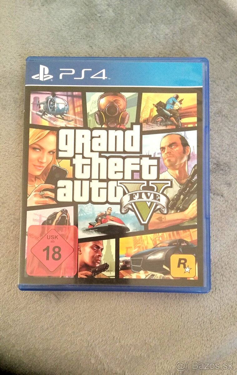 Hra na Ps4 Grand theft auto five Sony