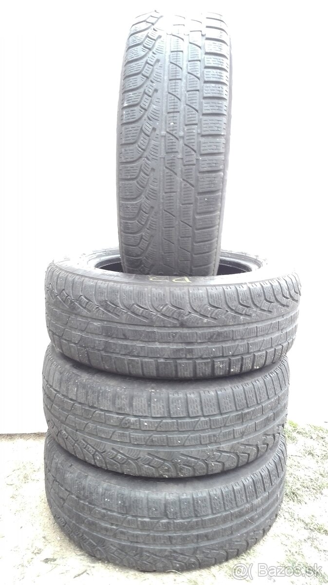 Predám 4 jazdené zimné Pirelli Soto 225/60 R17