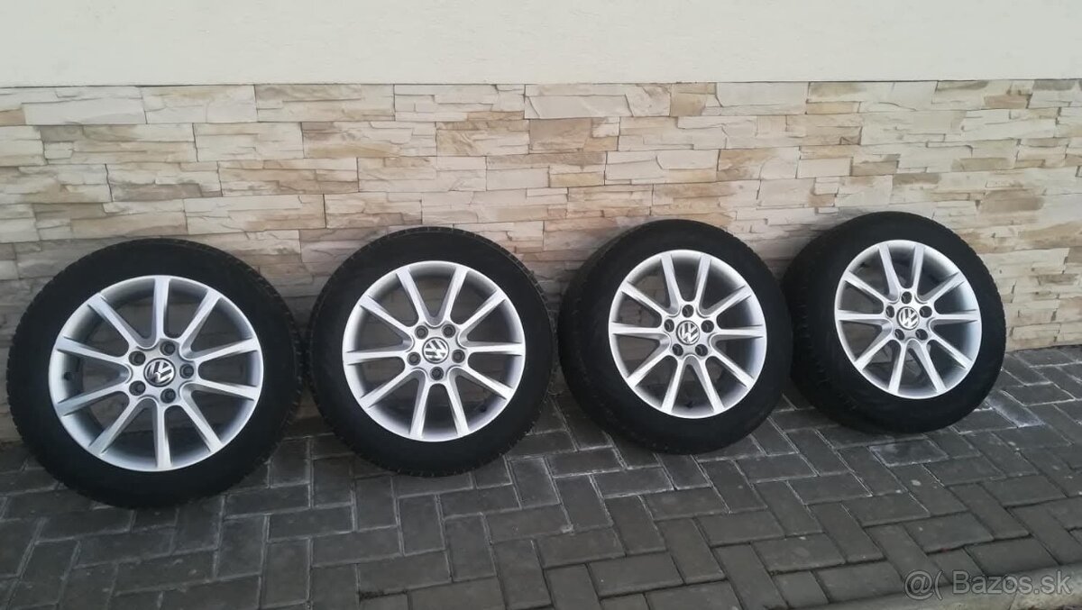 5x112 R16 + letné pneu 205/55R16 (8mm)