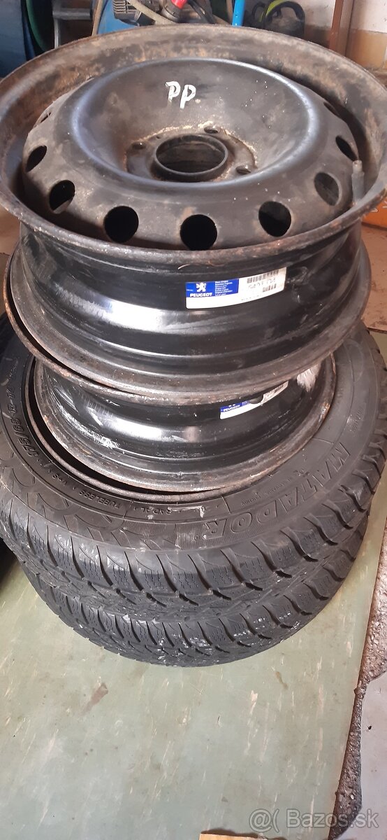 4ks disky 4x108x14 Peugeot 206 + 2x Matador 175/65 R14